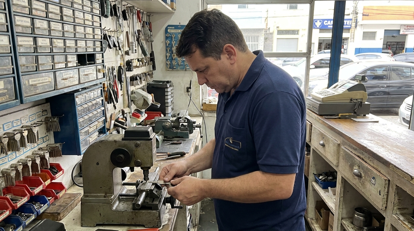Confecção de Chave Automotiva profissional em Campinas‑SP